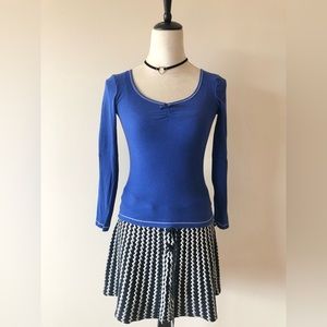 No Boundaries Blue long sleeve Shirt , size XS